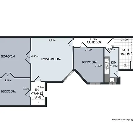 Apartment Sanders Stage - Chic Three-bedroom Near Nyhavn Copenhagen